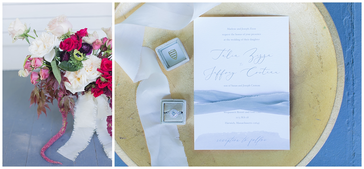 Glen Magna Farms Danvers, Massachusetts wedding inspiration shoot with photography by halie. Stationery bySimply B Prints and florals by Intrigue Designs.