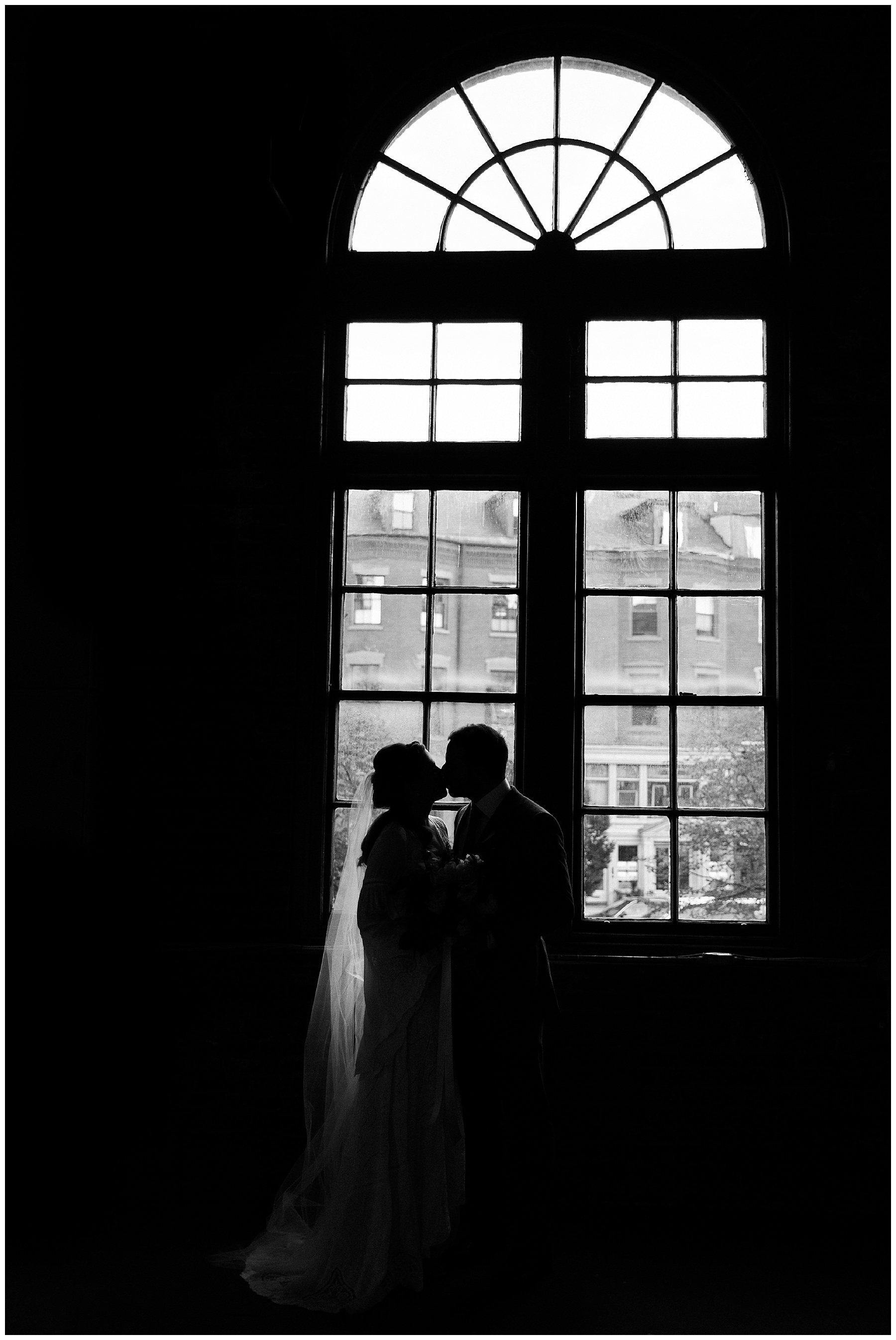 South End, Boston wedding at the BCA Cyclorama, photography by Halie.