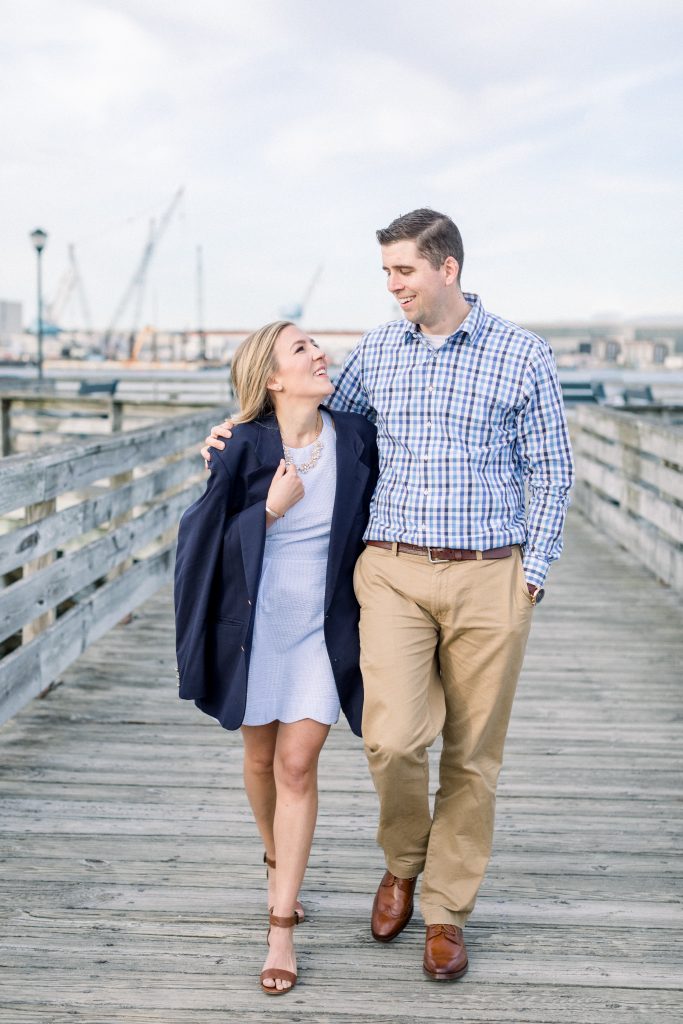 How to Dress for Your Engagement Session | Prescott Park, Portsmouth, NH | Photo: By Halie