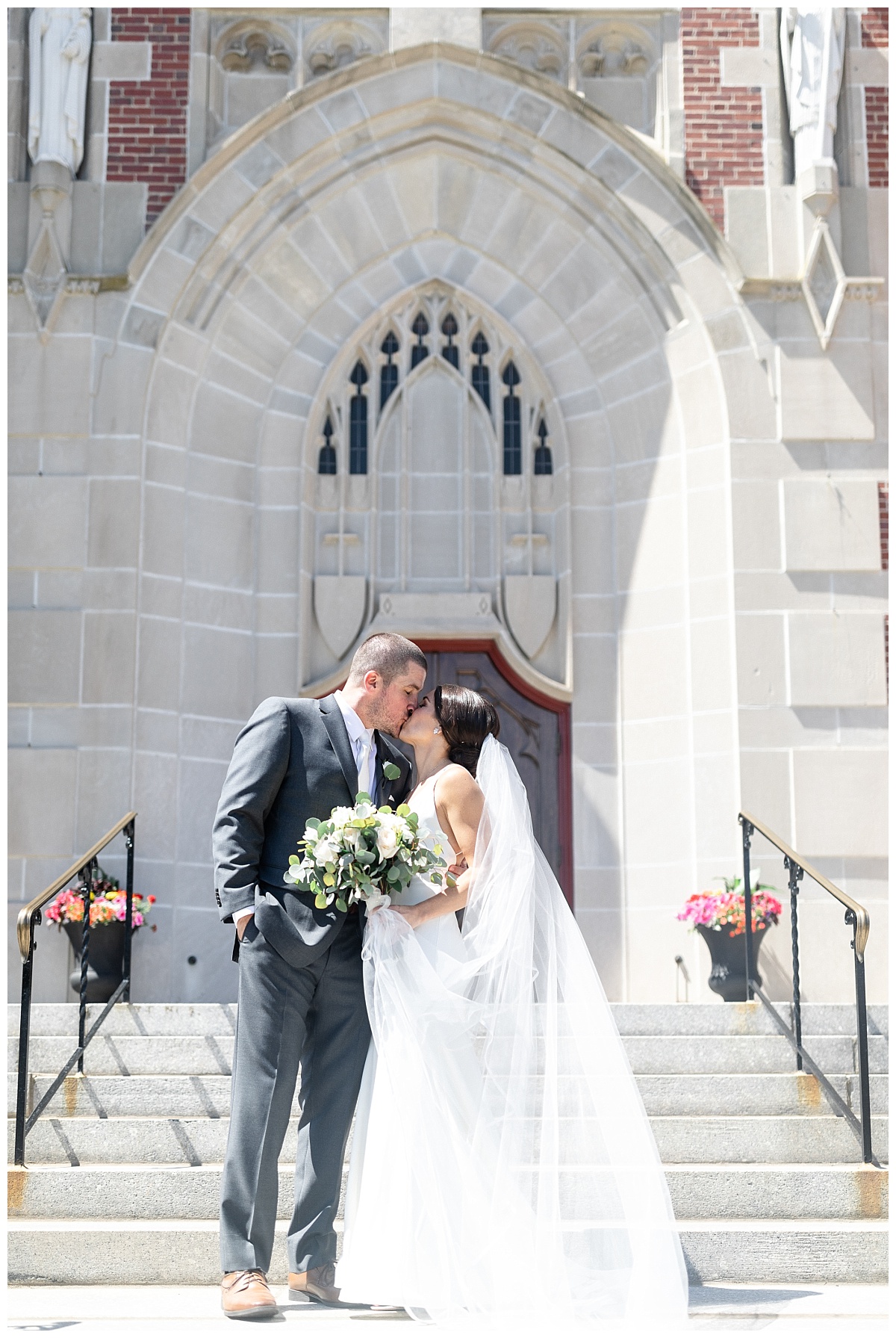 Cape Club of Sharon Wedding Photography, Massachusetts. St Mary's in Franklin ceremony.
