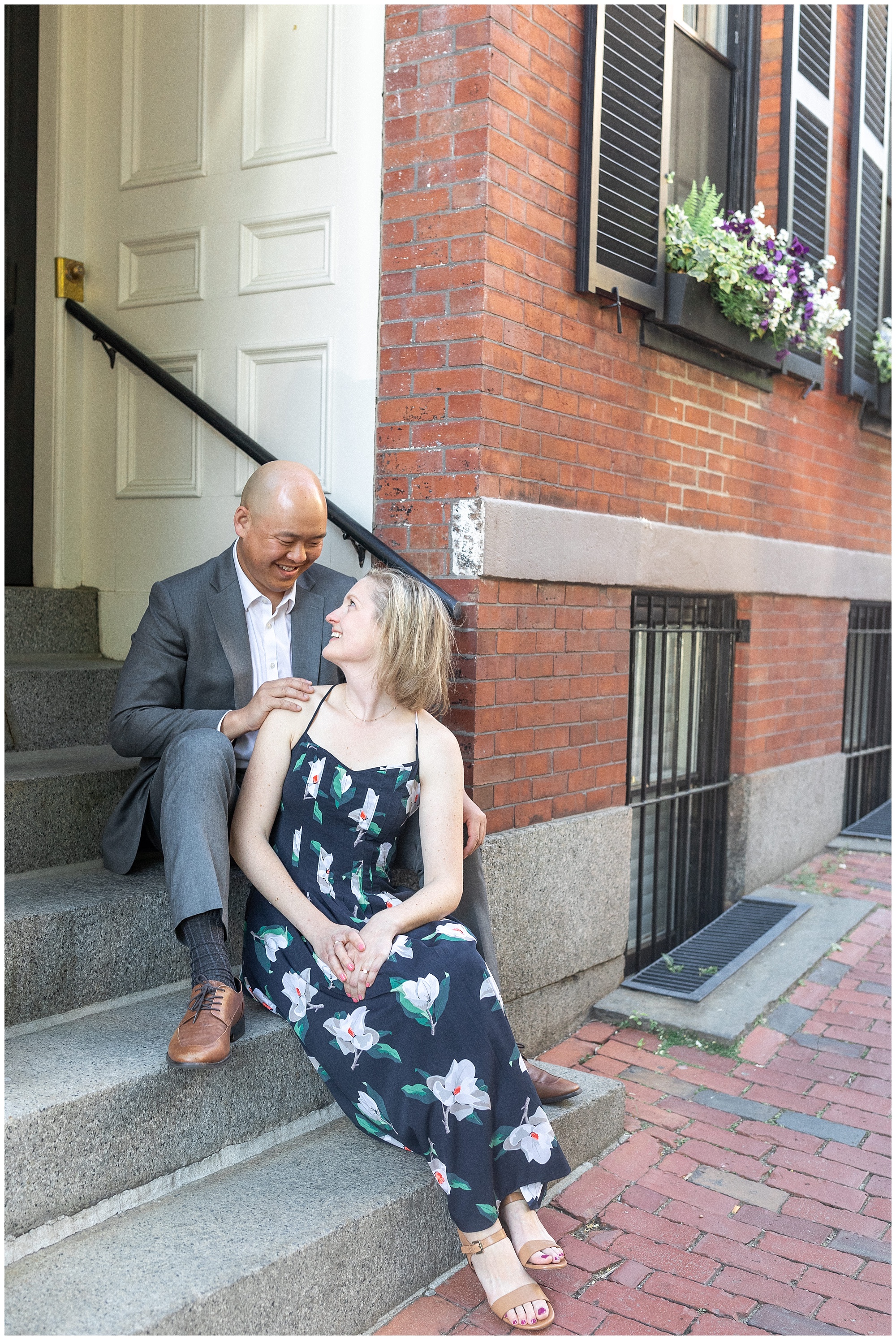 Beacon Hill Engagement Photos By Halie