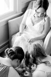 Wedding Day Moments You'll Want to Have - final touches on the bride