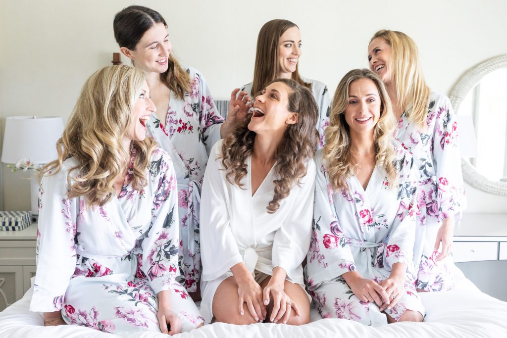 Wedding Day Moments You'll Want to Have - bridesmaid group robe photos