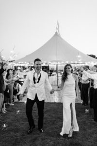 Wedding Day Moments You'll Want to Have - sparkler exit at Wentworth by the Sea Country Club