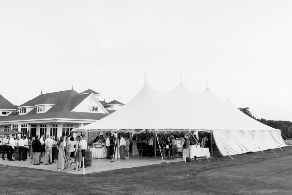 Wentworth by the Sea Country Club Rye NH wedding, Sperry sailcloth tent