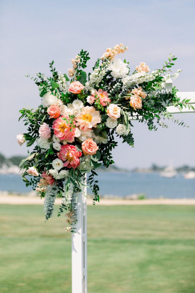 Wentworth by the Sea Country Club Rye NH wedding, florals by Jardiniere Flowers
