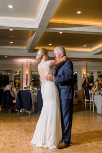 Father-Daughter Dance at Coastal NH wedding at Abenaqui Country Club in Rye
