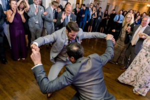 Stamford Yacht Club Wedding - CT wedding reception photos of Greek dancing