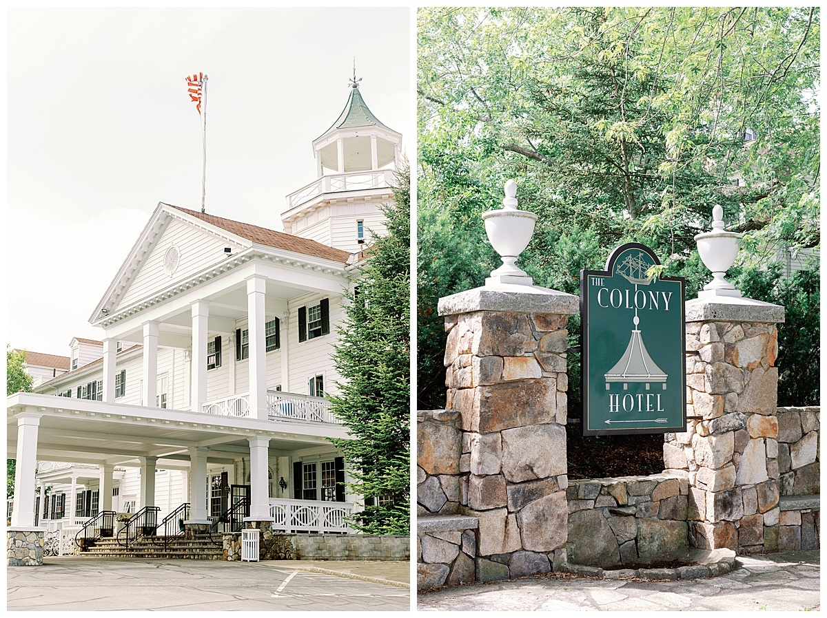 kennebunkport maine wedding at the colony hotel