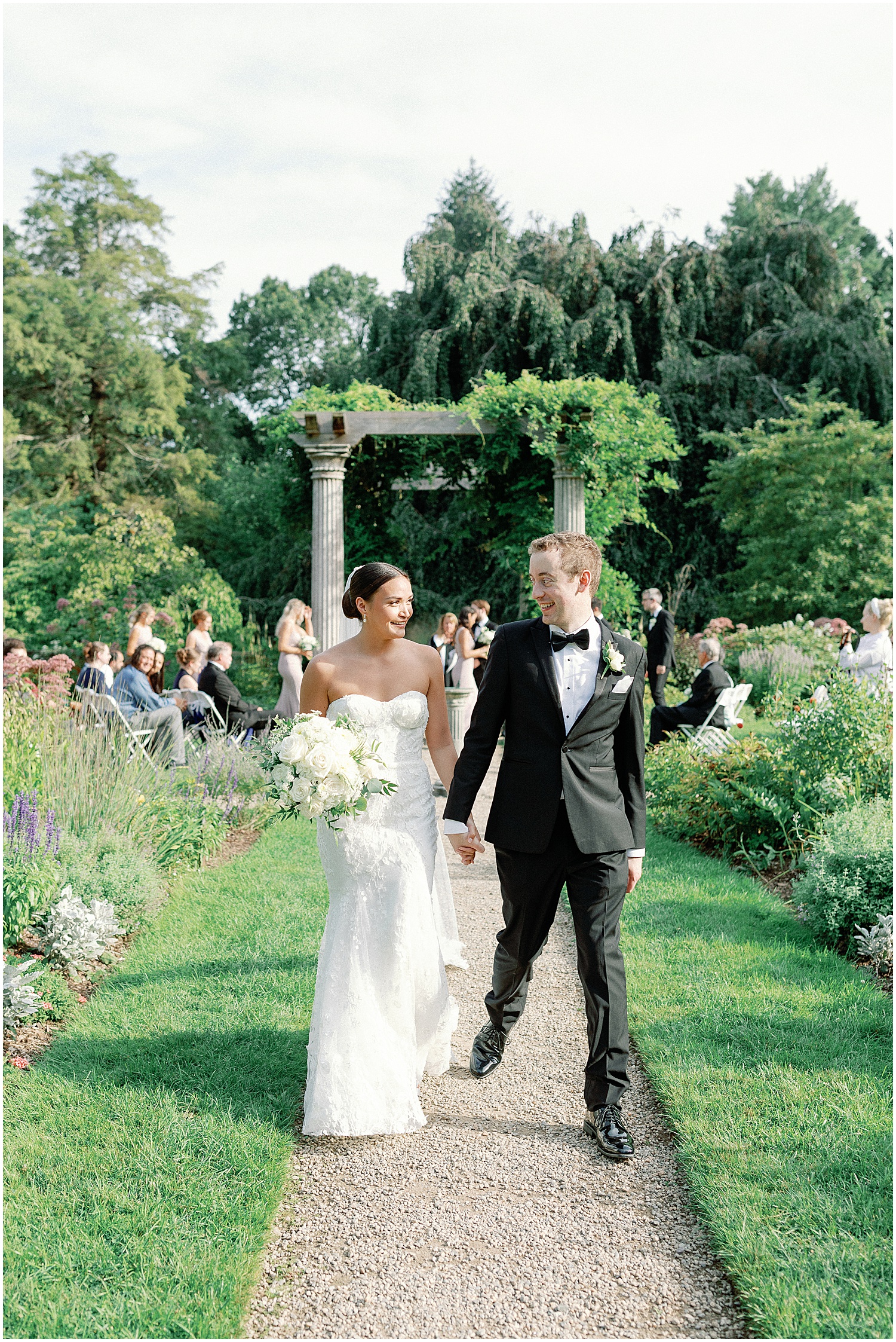 Summer Glen Magna Farms garden estate wedding in Danvers Massachusetts