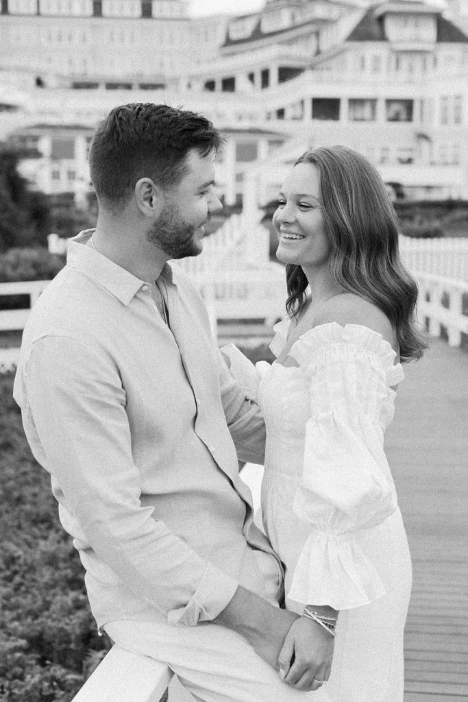 Engagement session at Ocean House in Westerly RI