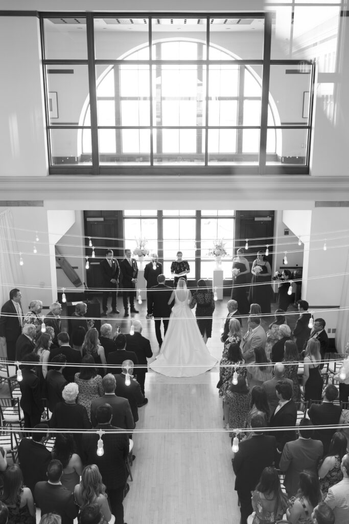 Wedding ceremony at The Exchange Conference Center 