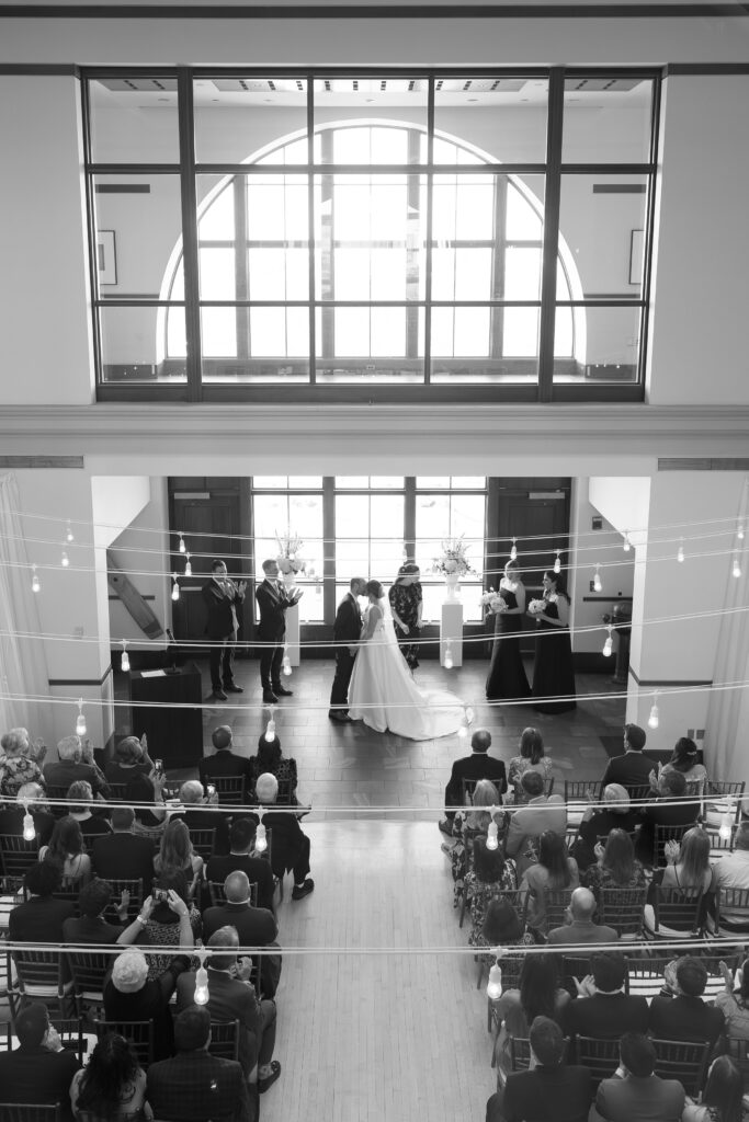 Wedding ceremony at The Exchange Conference Center 