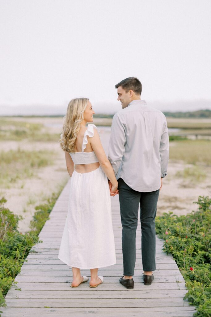 Town Neck Beach Engagement Session on Cape Cod