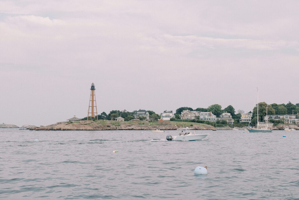 Marblehead, MA view from a sailboat